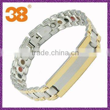 Wholesale Top selling logo custom cord bracelet , custom engraved metal bracelet