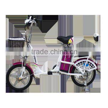 2016 electric bicycle hot sale green 48V city electric bike motor