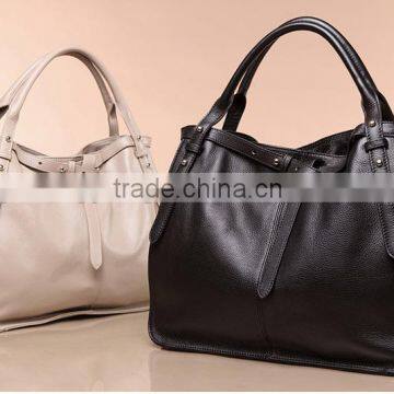 Wholesale Women Leather Carrier Bag Private Label Handbags Leisure Travel Book Bag photo-3