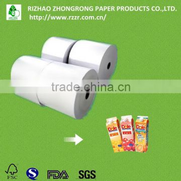 double sides pe coated paper for cold drinking cups