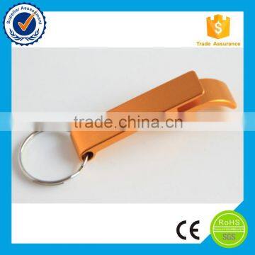 Customized aluminum bottle opener metal keychain with cheap price