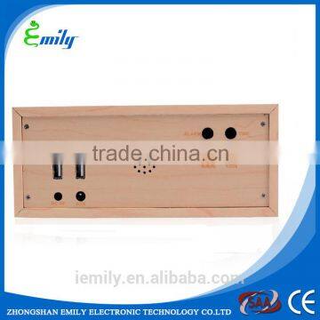 Wooden Qi Wireless Charger Transmitter Bluetooth Speaker + Alarm Clock photo-6