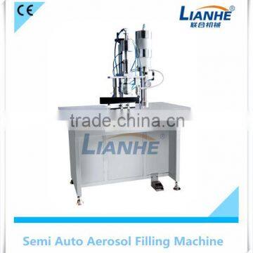 Facial Cleanser Foaming Aerosol Filling Machine Semi Automatic