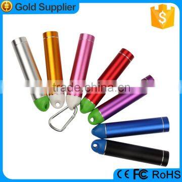 Aluminum power bank/cylinder power bank 2200mah