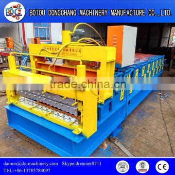 Color Coated Steel Sheet Used Metal Roof Panel Roll Forming Machine made in Dongchang