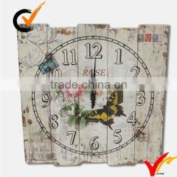 French country home deocrative antique wooden clock