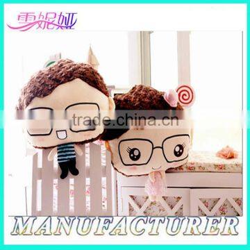 Popullar Valentine Plush Doll Cute Custom Wedding Dolls For Girls