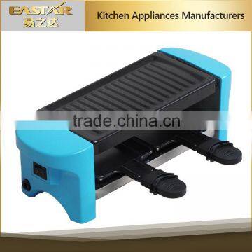 CE approval home electric raclette grill