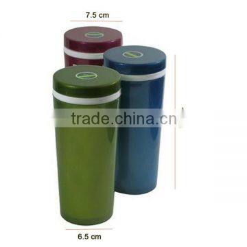 300ml Plastic tea mug with filter and lid