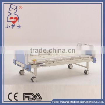 Manual adjustable 2 functions Movable full-fowler hospital bed