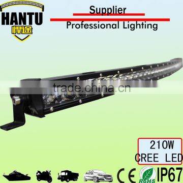 New design light curved bar 3d curved light bar 240w curved light bar