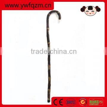 wooden crutches cane old man walking stick