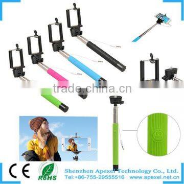 Handheld Monopod Selfie Stick Wired Monopod Cable Take Pole z07-5 plus without bluetooth