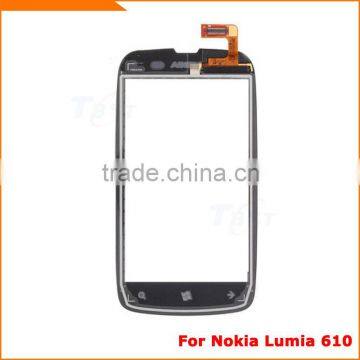 Low Price Brand New Arrive Top Quality Touch Digitier for Nokia Lumia 610 Touch Screen