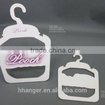 FSC recycled paper hanger Cardboard scarf hanger