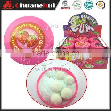 Fruity Taste Powder Candy With Sour Bubble Gum