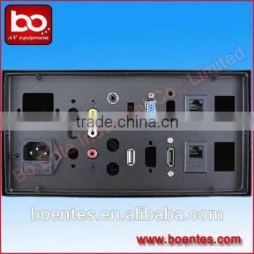 Office Desktop Conceal Socket for Zinc Alloy Tabletop Pop Up Socket With Inter Connector