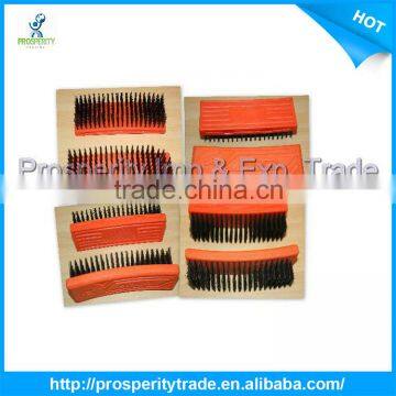 Good quality plastic handle steel wire painting brush & brush