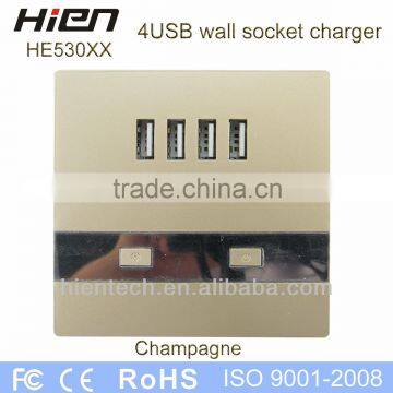 New Product Universal USB Wall Outlet Universal Electric Receptacles Wall Socket With USB Port Power Outlet photo-3