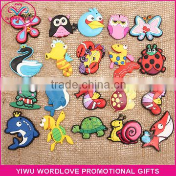 Cheap Promotional 3D Cartoon Soft PVC Souvenir Fridge Magnets