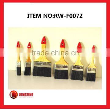 Factory Supply High Quality White or Black Pig Bristle Wall Cleaning Paint Brushes, Decorative Wooden Brushes Hand Tools photo-3