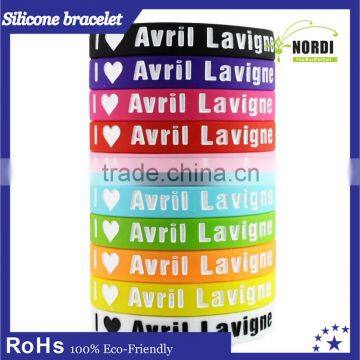 Custom popular fashion silicone wristbands bracelets wristband for world cup