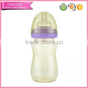 best feeding supplier wide neck PPSU baby feeding bottle with straw