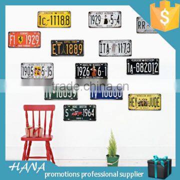 decorative custom made vintage tin metal signs hanging signs