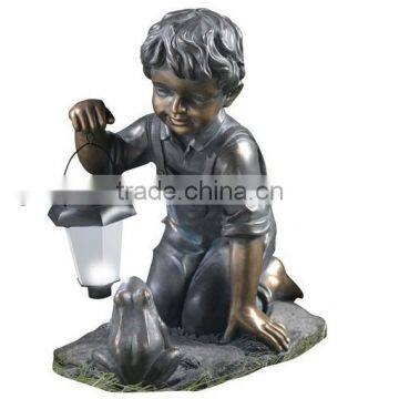 Boy and Frog Solar Lantern