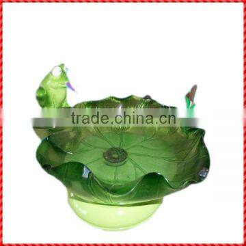 Creative custom resin green frog wash basin soap dish