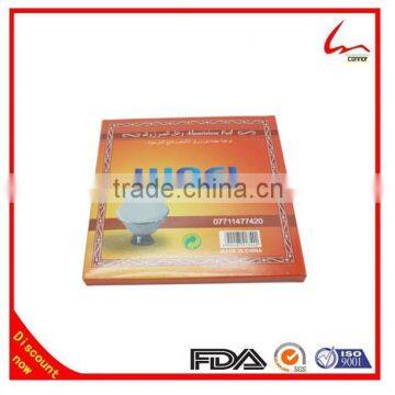 Factory Directed Hookah Foil Shisha Foil Die Cut Piece 20mic Standard For Smooking Use