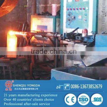 Induction heating steel bar automatic forging machine