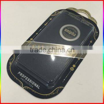 hanging plastic box for mobile phone glass screen protector retail box packing