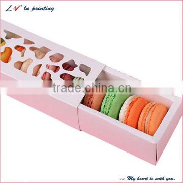 hot sale luxury macaroon packaging box made in shanghai