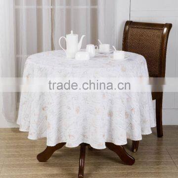 Fabric Printed Table Cloth polyester Cover Words