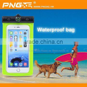 Wholesale Fashional Design PVC Waterproof Cell Phone Bag For iPhone 6,For iPhone 6 Plus