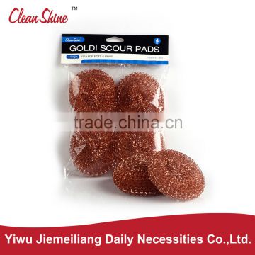 copperized scrubber, copper mesh cleaning scourers,cleaning ball