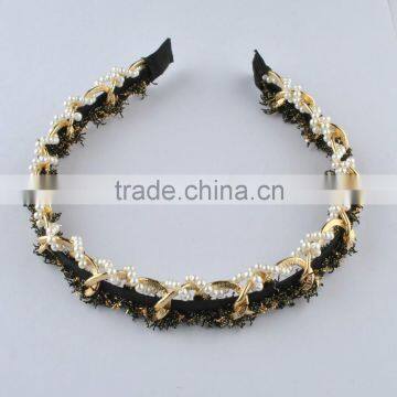 Cheapest Fashion Lady's Pearl Headband photo-3
