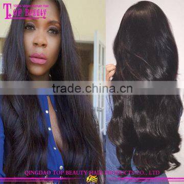 Top Beauty Black Women Wigs Raw Unprocessed Virgin Indian Women Hair Wigs