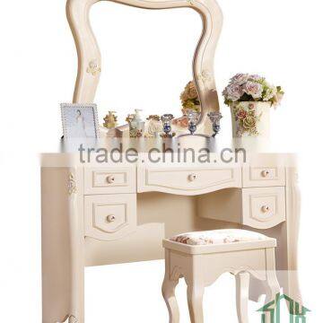 New Arrival White Dressing Table HA-906# Makeup Table Dressing Table Designs For Bedroom