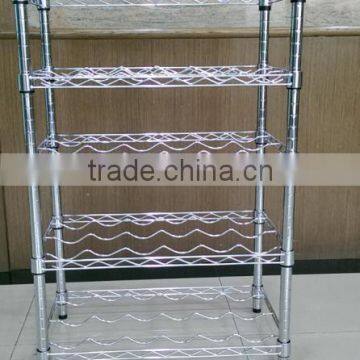 14" X 24" 5 tier metal wire Shelving units storage rack chrome