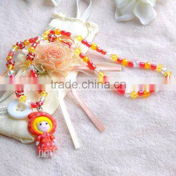 2016 Hot Selling Clay Finger Rings Photos Bead Necklace Designs Bracelet Jewelry Lovely Little Red Riding Hood photo-3