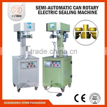 Semi automatic can seaming machine, aluminum can seaming machine, coffee can seaming machine