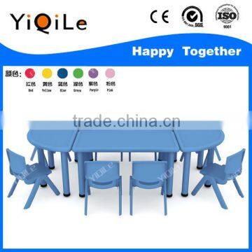 Children Study Desk Children Double Desk and Chair School Furniture Guangzhou photo-5