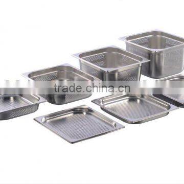 Stainless Steel 2/3 Perforated GN Pan (Hole:3MM Dia.)