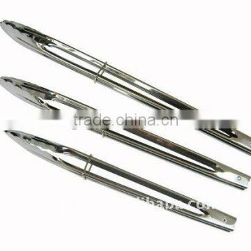 Stainless steel kitchen tongs