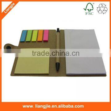 Recycler Combined Sticky Note Pad With Soft Cover,Cheap Promotional Self-adhesive photo-5