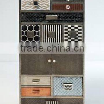 Bone inlay furniture cabinet, Indian Bone Inlay Cabinet Chalet 12 Drawers