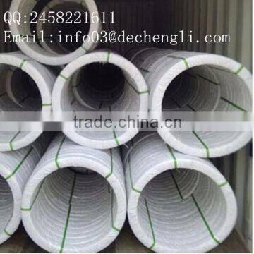 oval wire/Coiled Hot Dipped Steel Wire with Oval Shaped Section