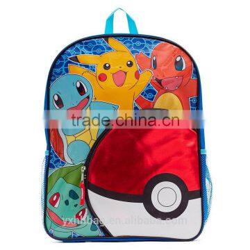 latest school bags Pokemon Poke Ball 3D Backpack Children Fancy School bag (YX-Z029)